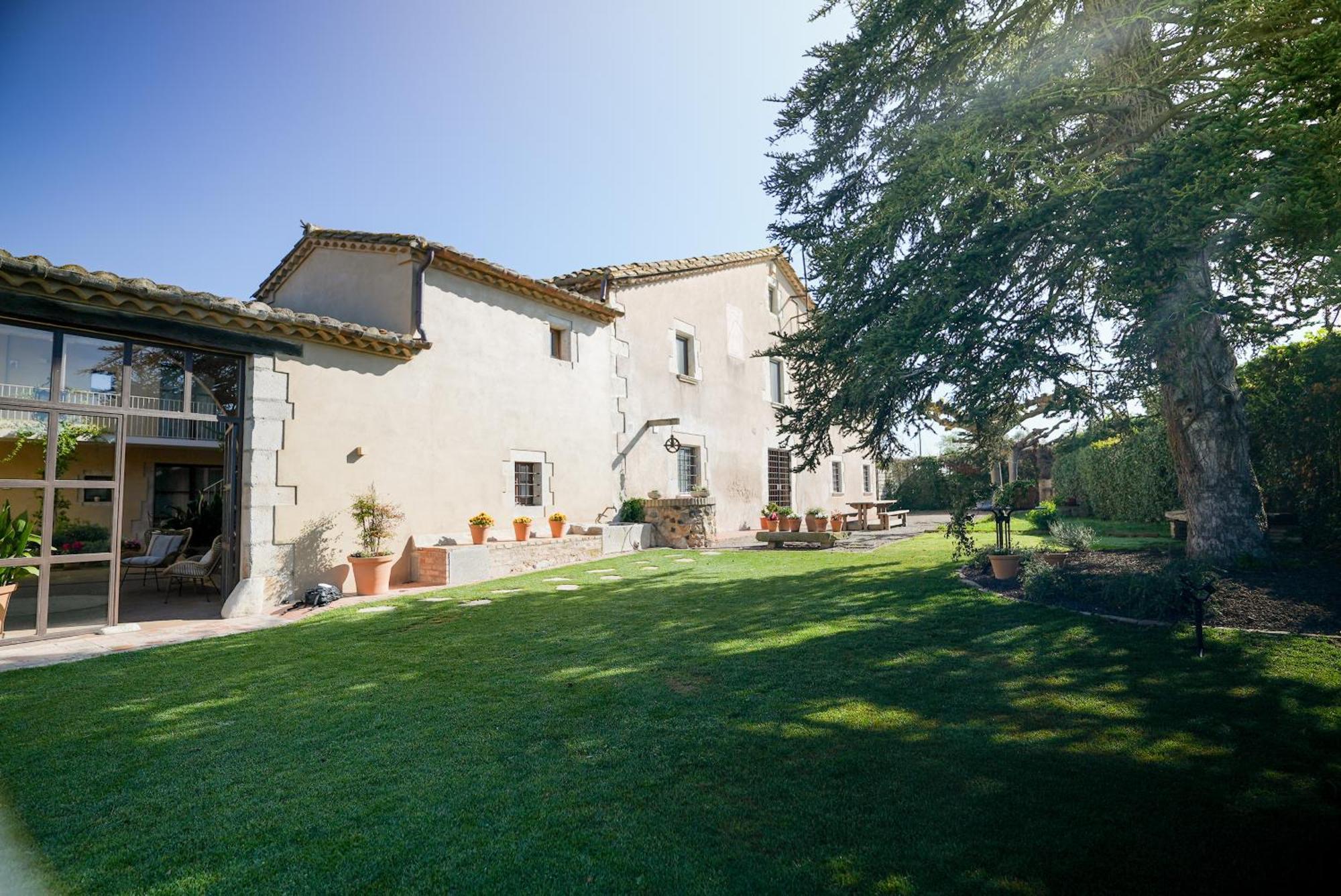 Bed and Breakfast Mas Pla Riudellots de la Selva Exterior foto